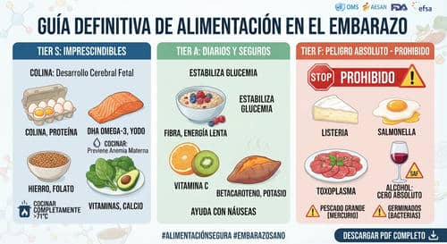 Guía DEFINITIVA de ALIMENTACIÓN en el EMBARAZO - PDF Gratis 🤰